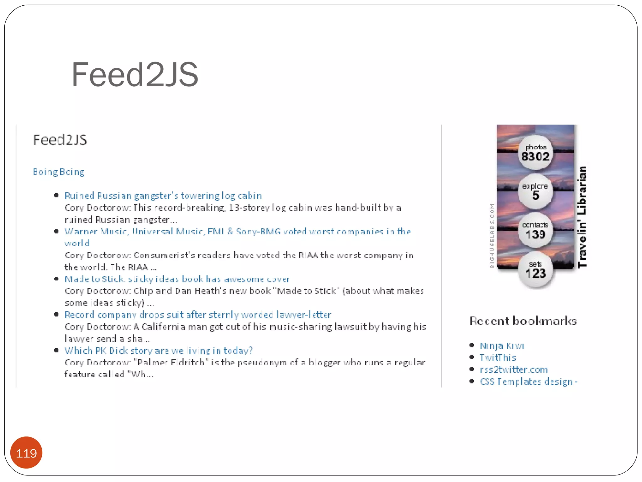 Feed2JS 