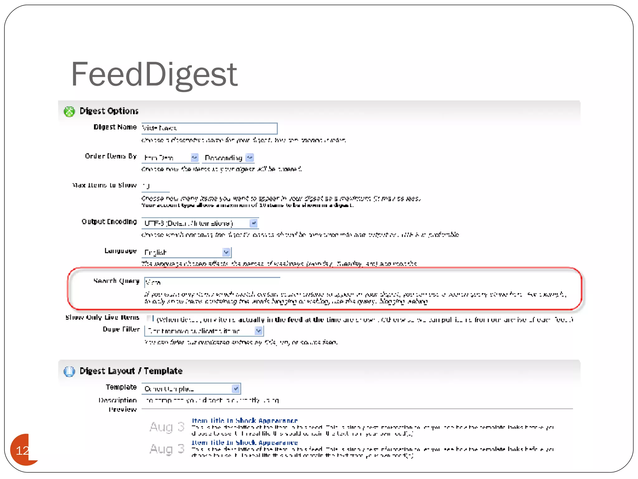 FeedDigest 