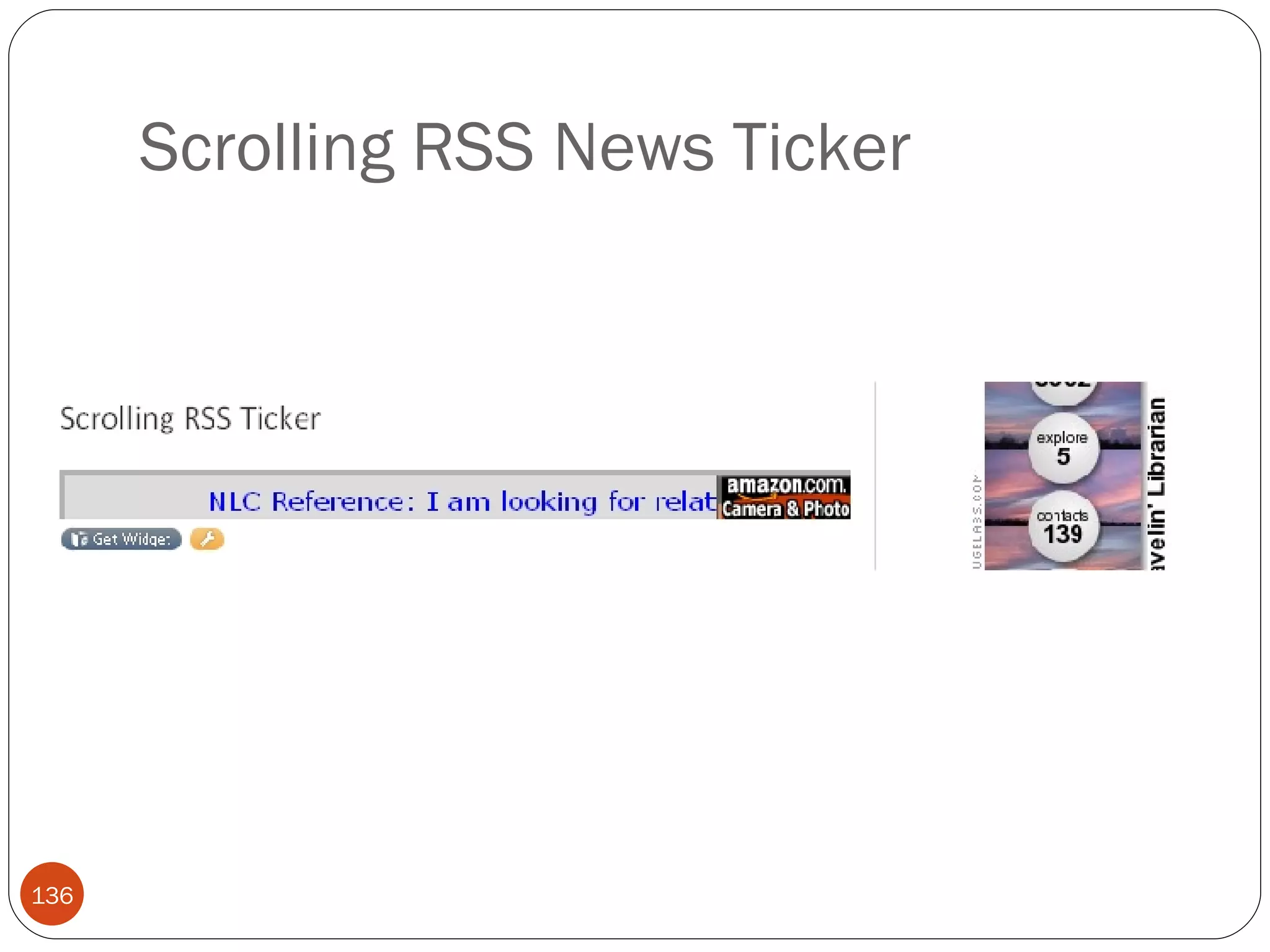 Scrolling RSS News Ticker 