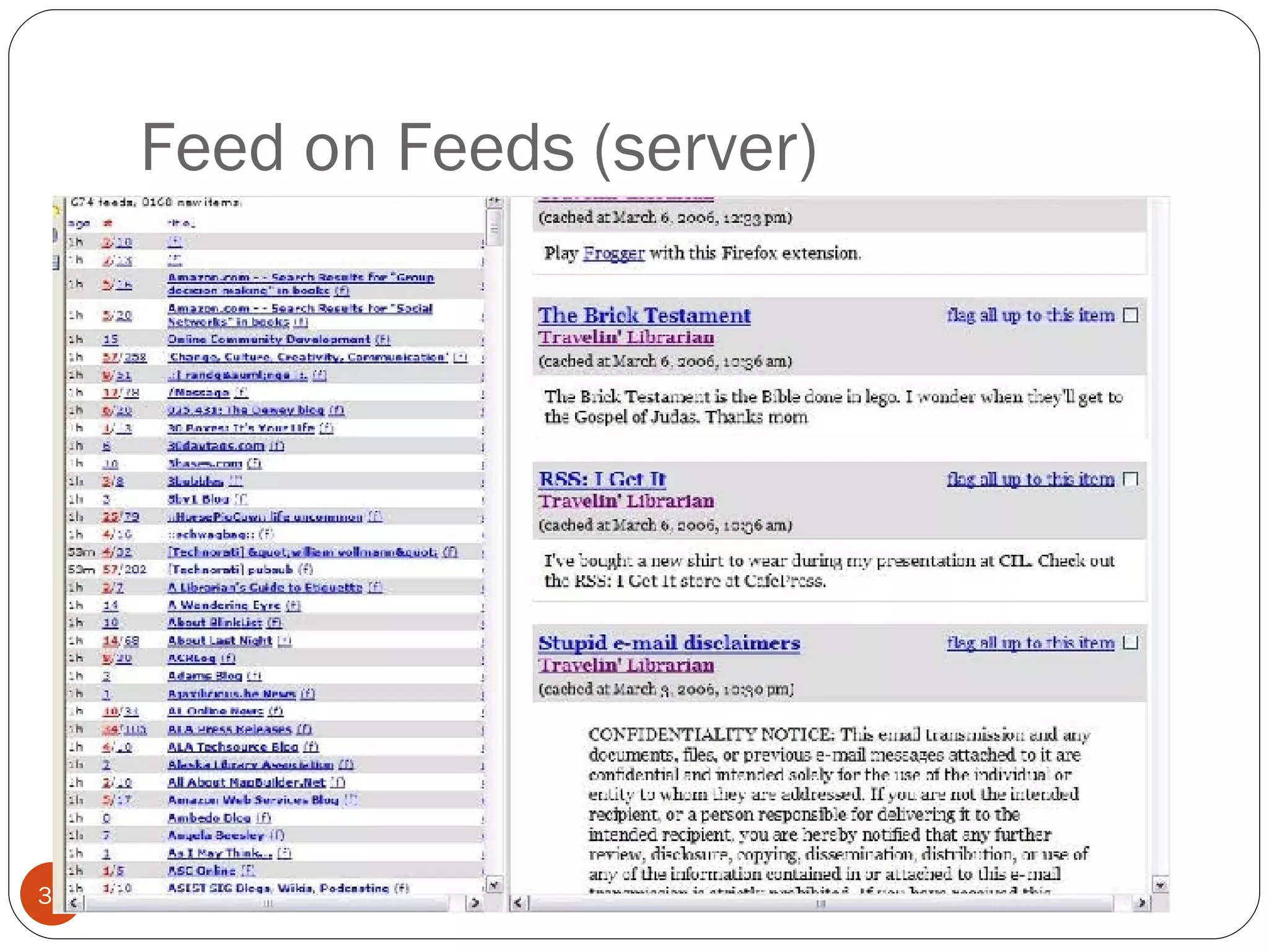 Feed on Feeds (server) 