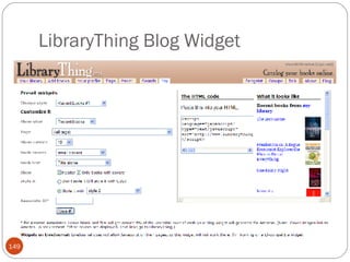 LibraryThing Blog Widget 