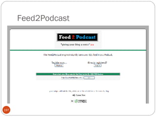 Feed2Podcast 