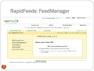 RapidFeeds: FeedManager 