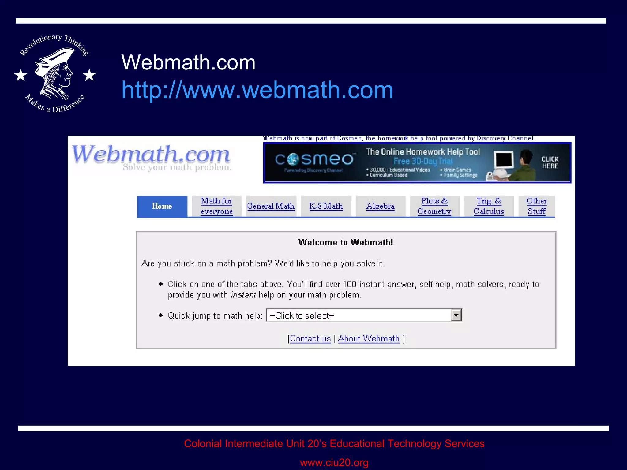 Webmath.com http://www.webmath.com   