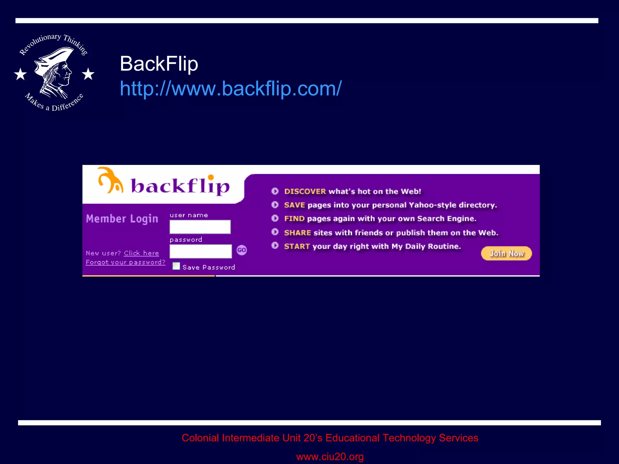 BackFlip http://www.backflip.com/   