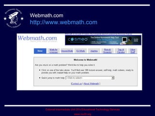 Webmath.com http://www.webmath.com   