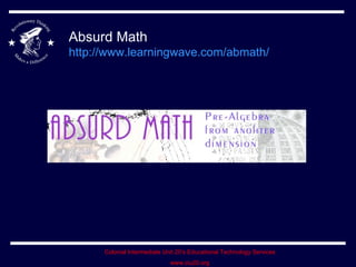 Absurd Math http://www.learningwave.com/abmath/   