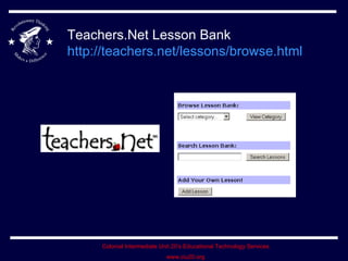 Teachers.Net Lesson Bank http://teachers.net/lessons/browse.html   