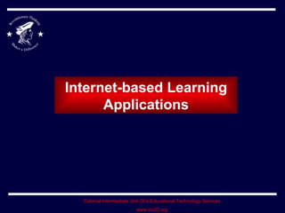 Internet-based Learning Applications 