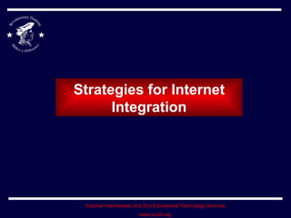Strategies for Internet Integration 