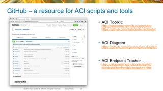 Integration and Interoperation of existing Nexus networks into an ACI ...
