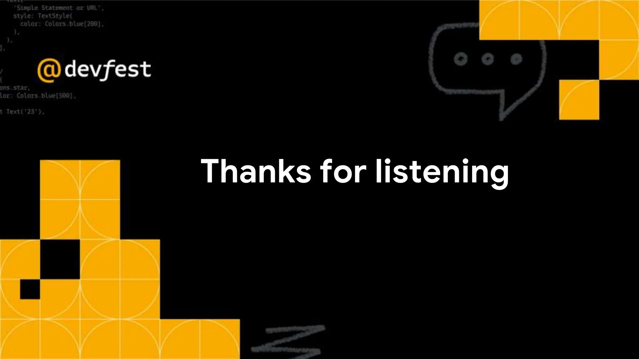 Thanks for listening
 