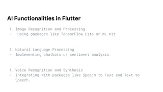 Integrating AI Functionalities in your Flutter App.pptx