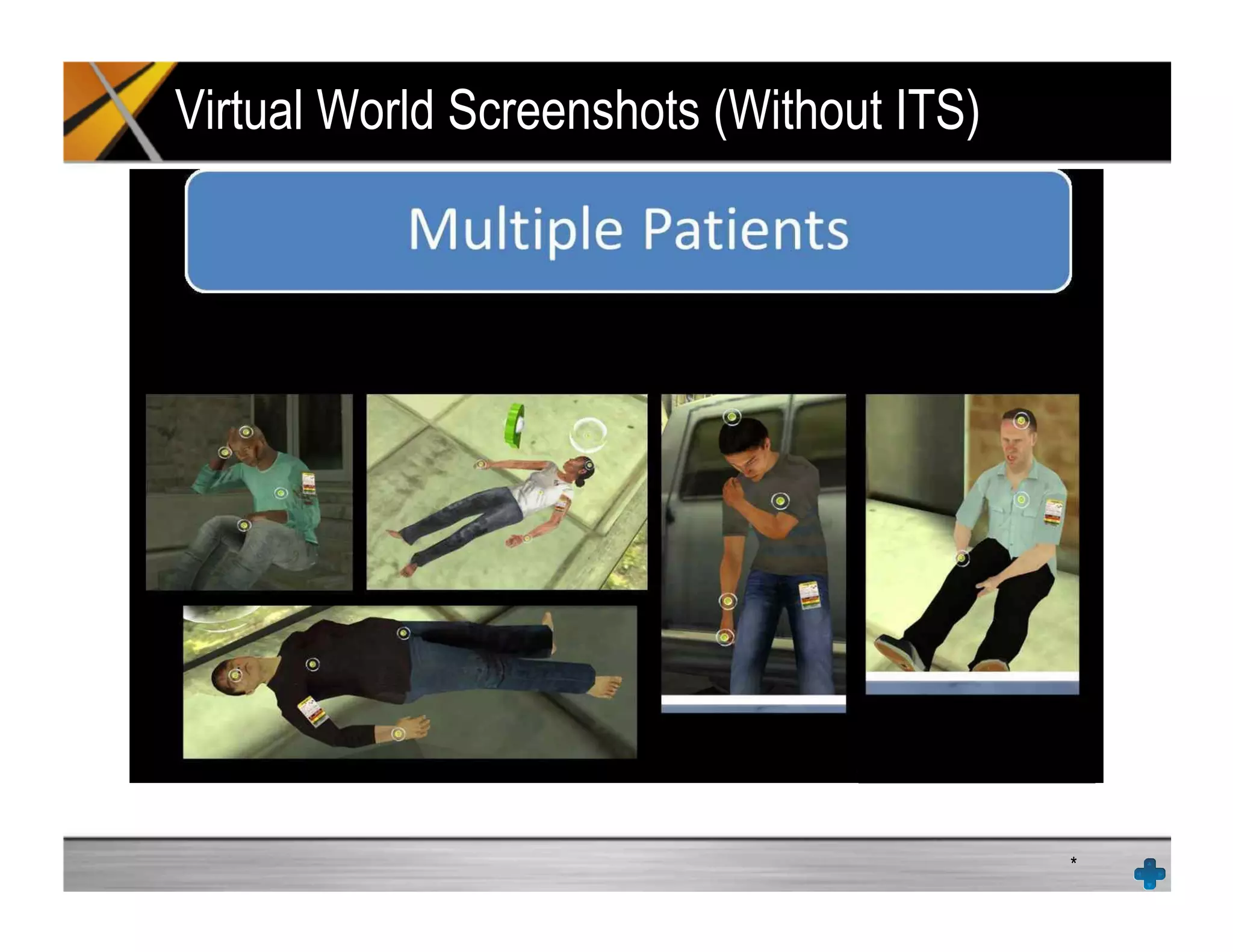 Virtual World Screenshots (Without ITS)
*
 