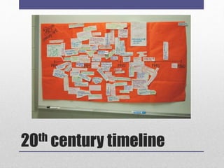 20th century timeline
 