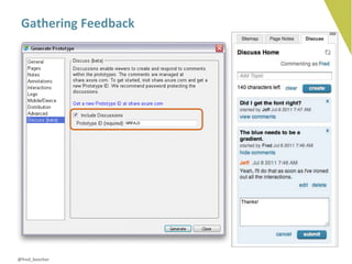 Gathering Feedback




@fred_beecher
 