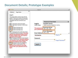 Document Details; Prototype Examples




@fred_beecher
 