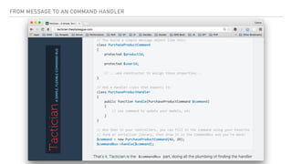 FROM MESSAGE TO AN COMMAND HANDLER
 