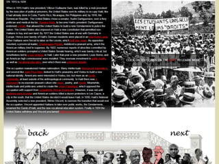 U.S. Occupation of Haiti: 1915-1934
- Using dLOC to Teach
www.dloc.com
 