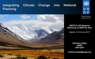 Integrating climate change into national planning | PDF