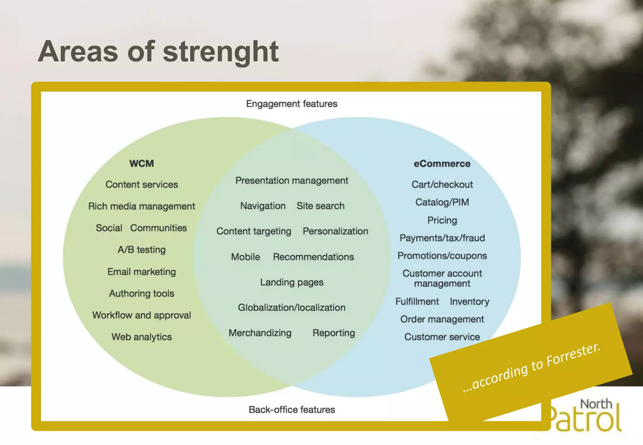 Areas of strenght 
North Patrol Oy 2014 
 