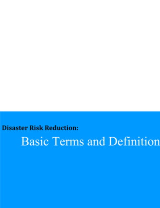 Integrating disaster risk reduction into curriculum in Lesotho by munas ...