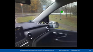 © SensoMotoric Instruments GmbH and BIOPAC Systems, Inc. 2016 www.smivision.com www.biopac.com 42
View Recording
 