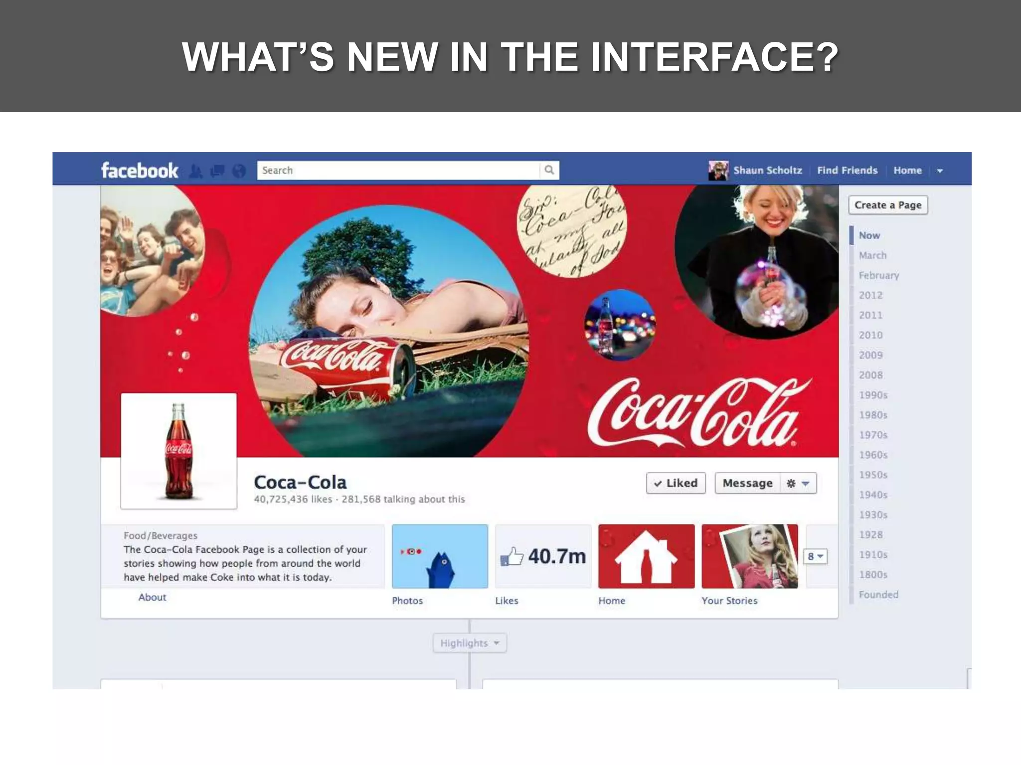 WHAT’S NEW IN THE INTERFACE?
 