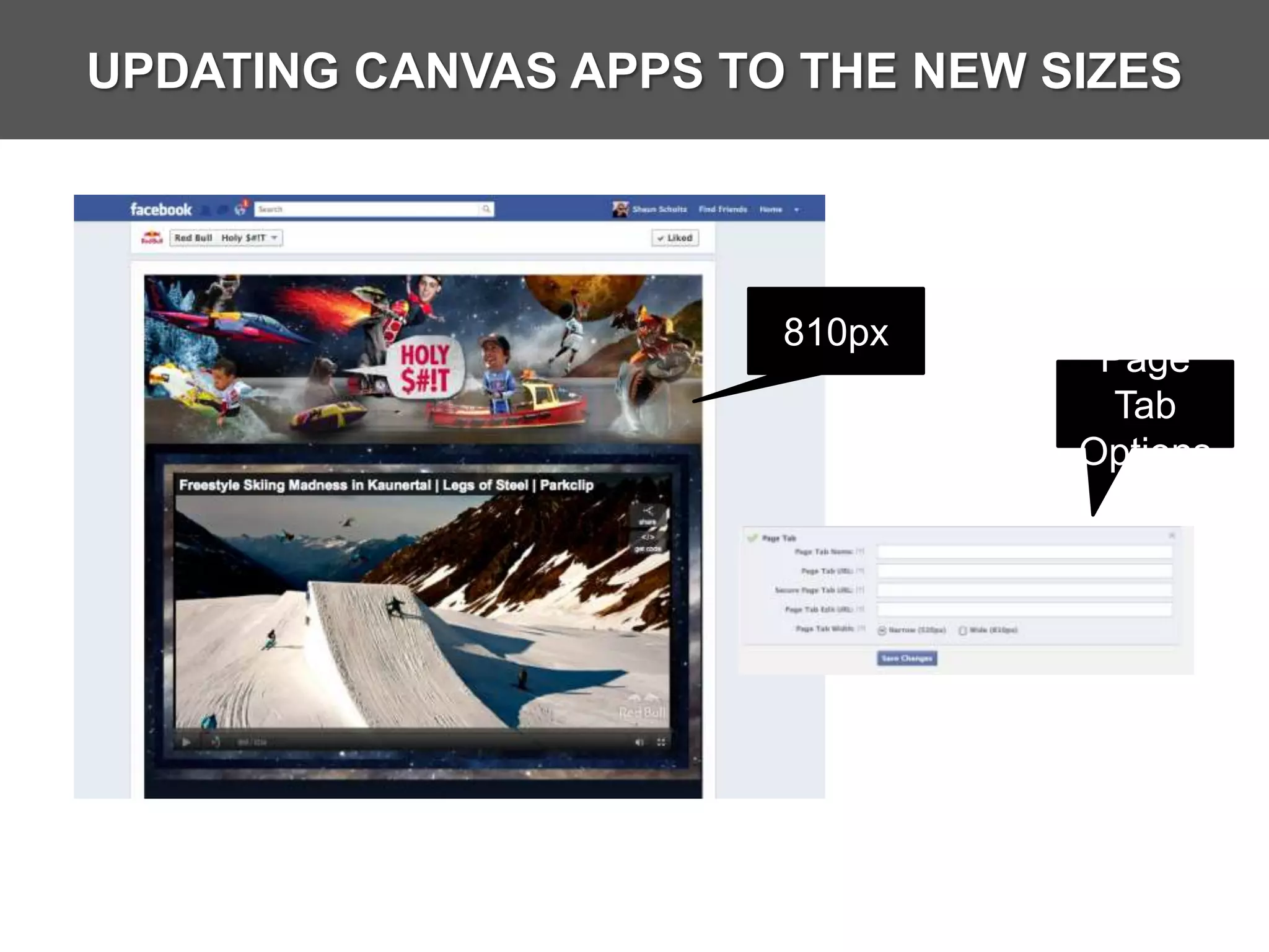 UPDATING CANVAS APPS TO THE NEW SIZES




                       810px
                                  Page
                                   Tab
                                 Options
 
