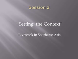 Integrating gender into livestock programs in Southeast Asia