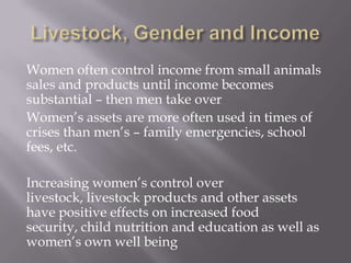Integrating gender into livestock programs in Southeast Asia