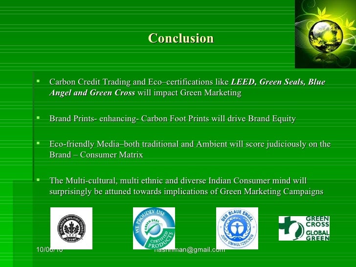 Dissertation report green marketing