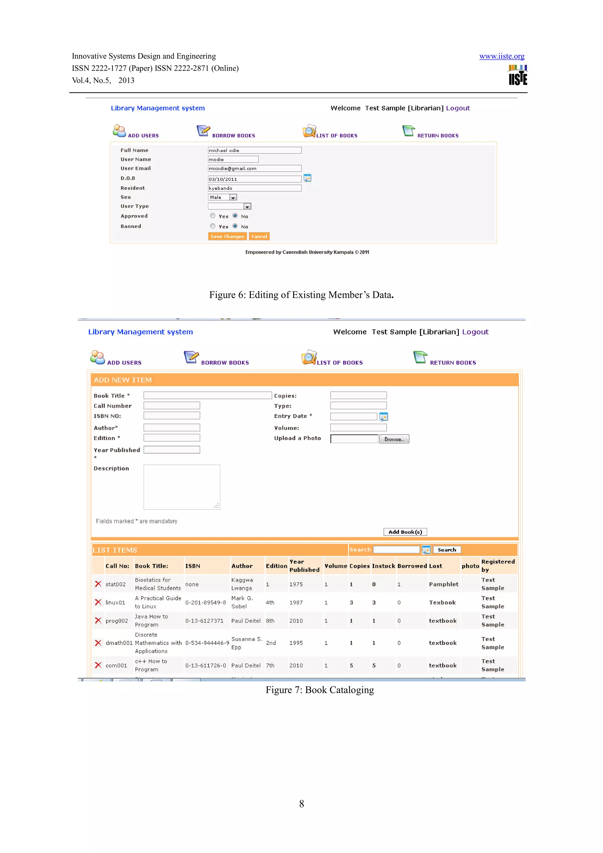 Integrating ict in library management design and development of an ...