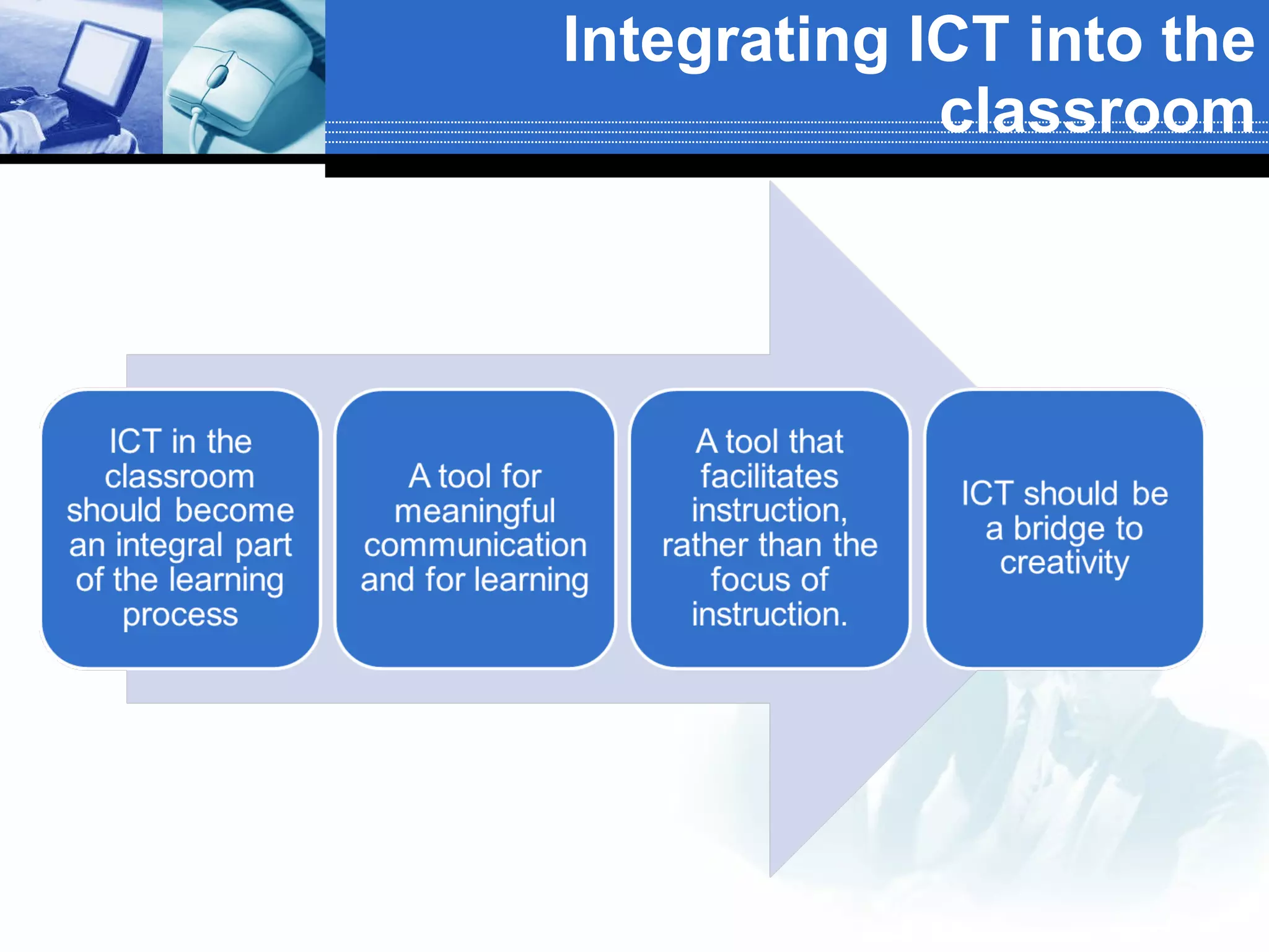 Integrating ICT into the classroom 