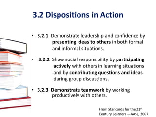 Integration Ideas:  SkillsTask students with creating and sharing a blog discussing individual findings from an inquiry-based history project.Have groups create and contribute to a wiki focused on an issue related to environmentalism.Allow groups to make a webcast of a news broadcast for Spanish class and view each as a class.Show students how to create a LiveBinder and have each collect online resources related to an animal habitat.Assign each student a different city, task them with searching local newspaper coverage of that city for a health-related issue to share with the class.Instruct students to search for diagrams or pictures that illustrate a mathematic concept or theory and cite the source.