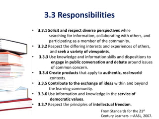 Integration Ideas:  DispositionsChallenge the class to brainstorm ideas to make the school more environmentally friendly.   Have the students vote on the top four ideas and form four groups based on these ideas.  Assign each group with creating a persuasive argument for why the school should implement that ‘green’ idea.  Have each group practice in front of the class, give constructive feedback and revise as necessary.  Then present to the school administration.Task groups with creating a short online survey and collecting data from every student and then presenting the statistics to the class.  Examples of data to collect – pet preferences, food likes and dislikes, dream jobs.