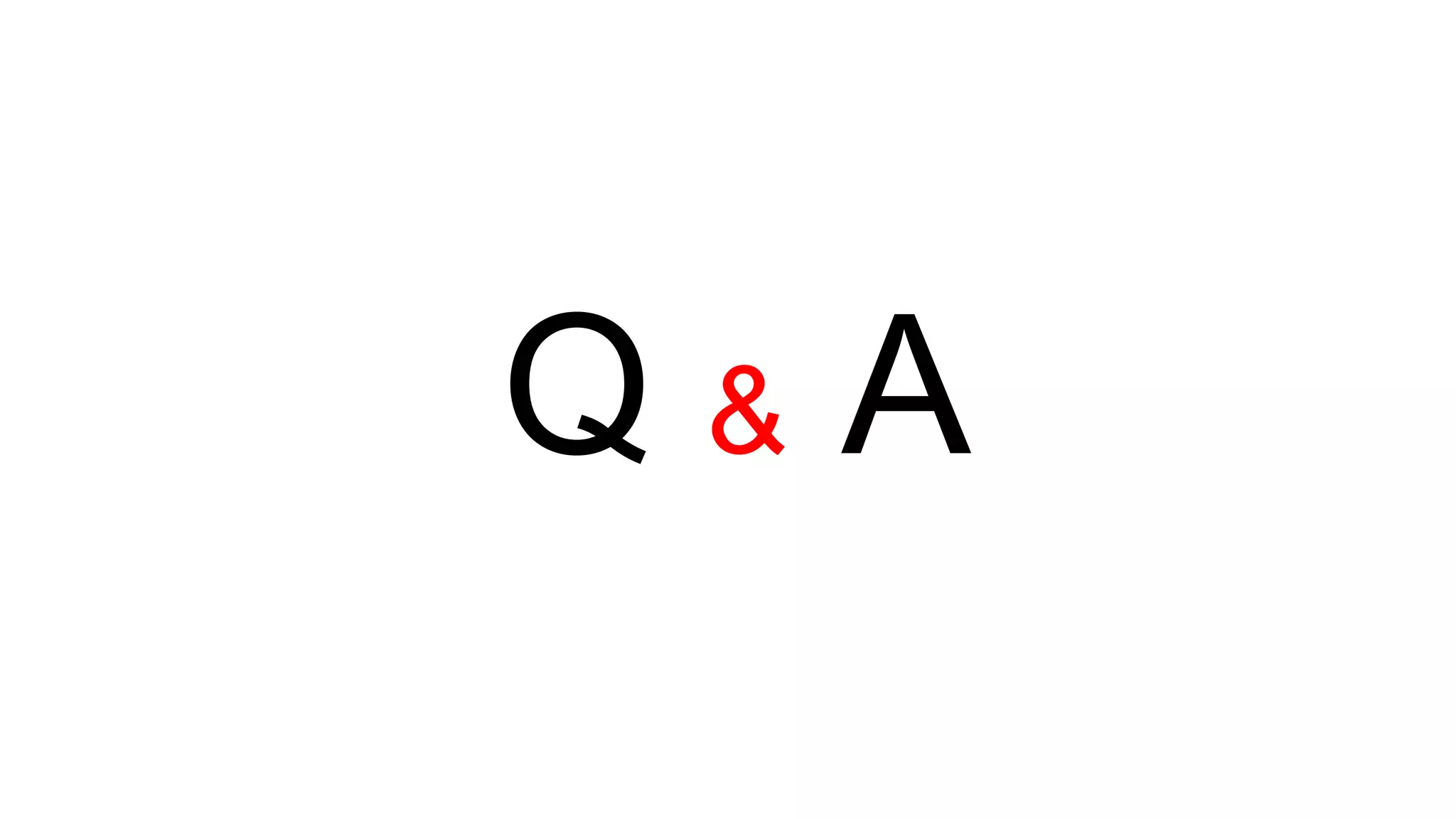 Q & A 