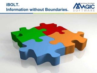 iBOLT.
Information without Boundaries.
20
 