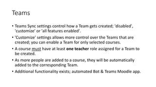 EdTech 2021: Integrating Microsoft Teams with Moodle