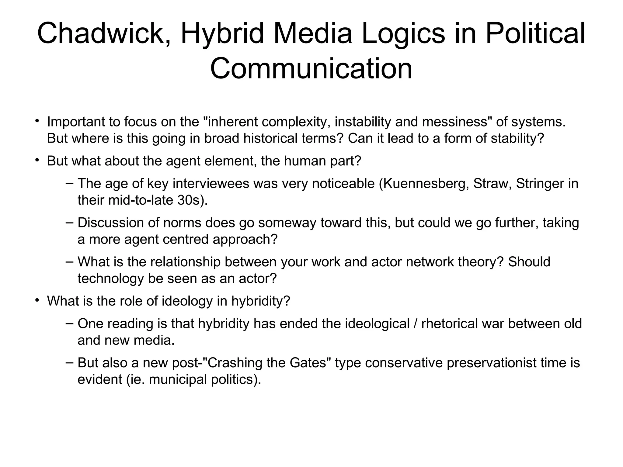 Response slides for hybrid media panel