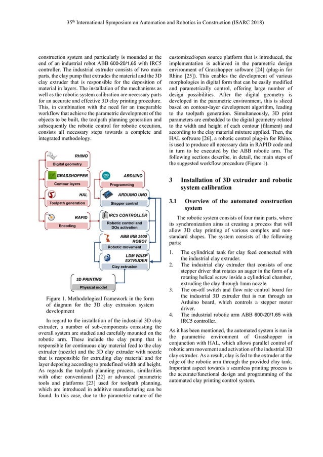 Integrating parametric design with robotic additive manufacturing for ...