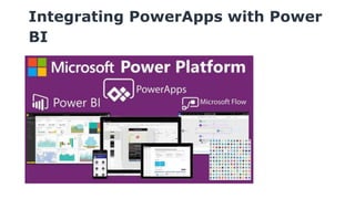 Integrating PowerApps with Power
BI
 