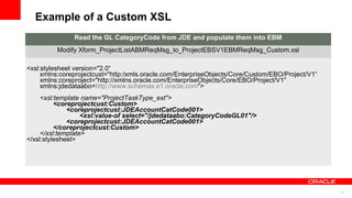 Gl Example Integrating primavera p6 with oracle erp which technology path is right ...