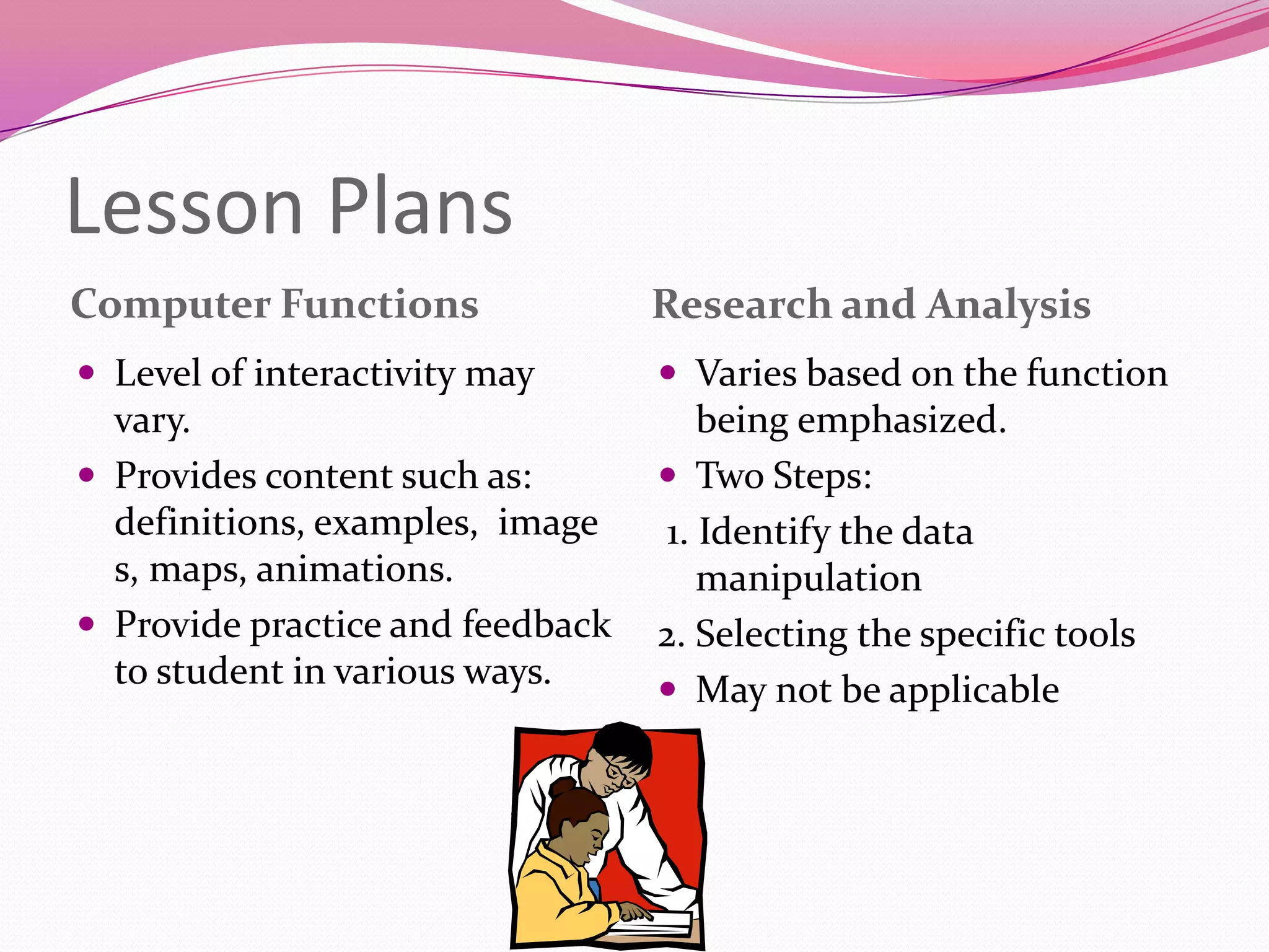 Provides content, practice, feedback, assessment, standards and benchmarks. Educational Softwarehttp://www.youtube.com/watch?v=45A02bE29B0