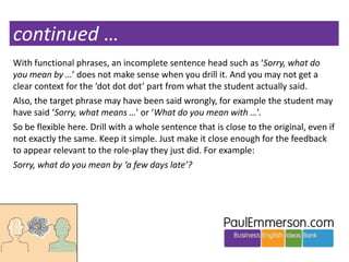 12 activities to integrate pronunciation Slide 16