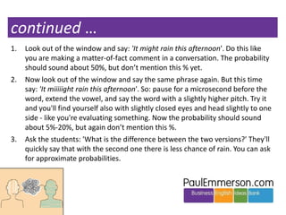 12 activities to integrate pronunciation Slide 38