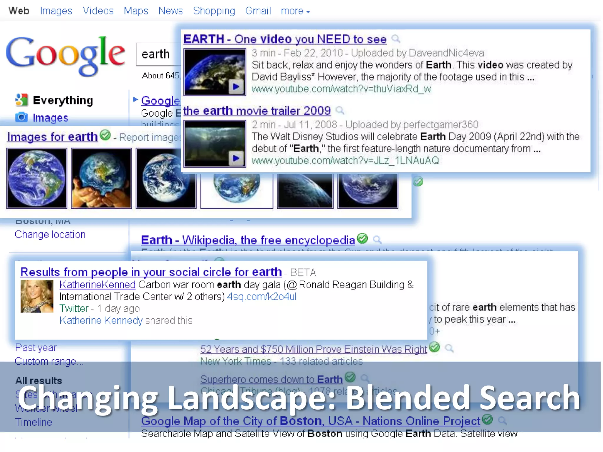 Changing Landscape: Blended Search