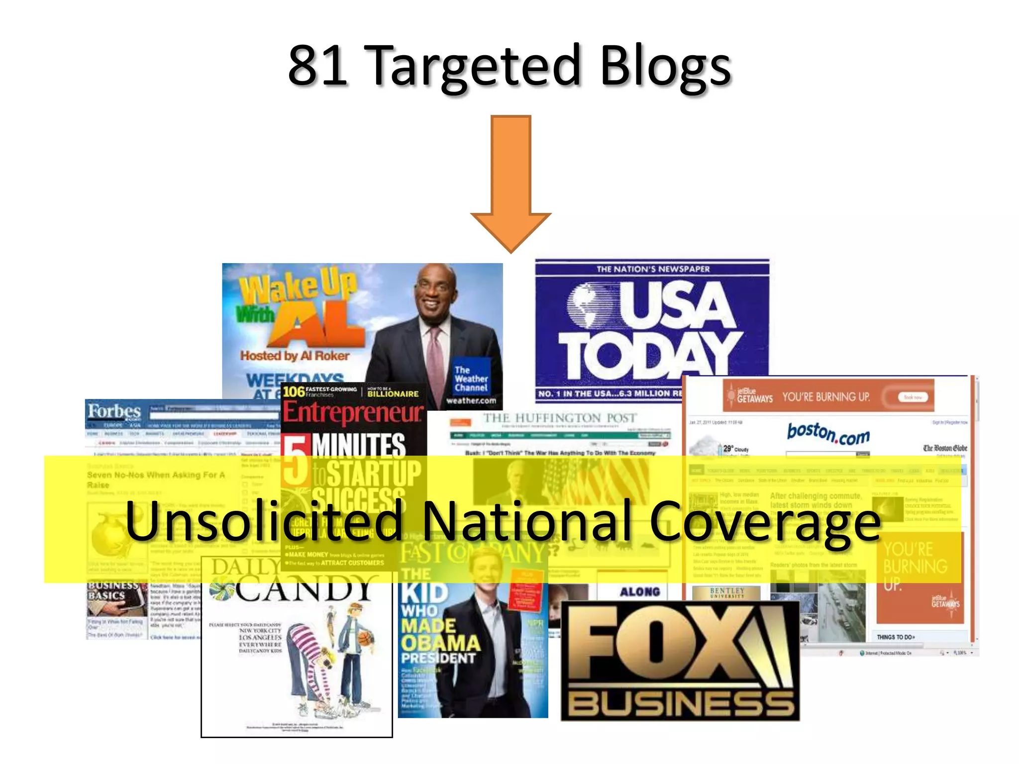  5,000+ unique visitors to DancingDeer.com 