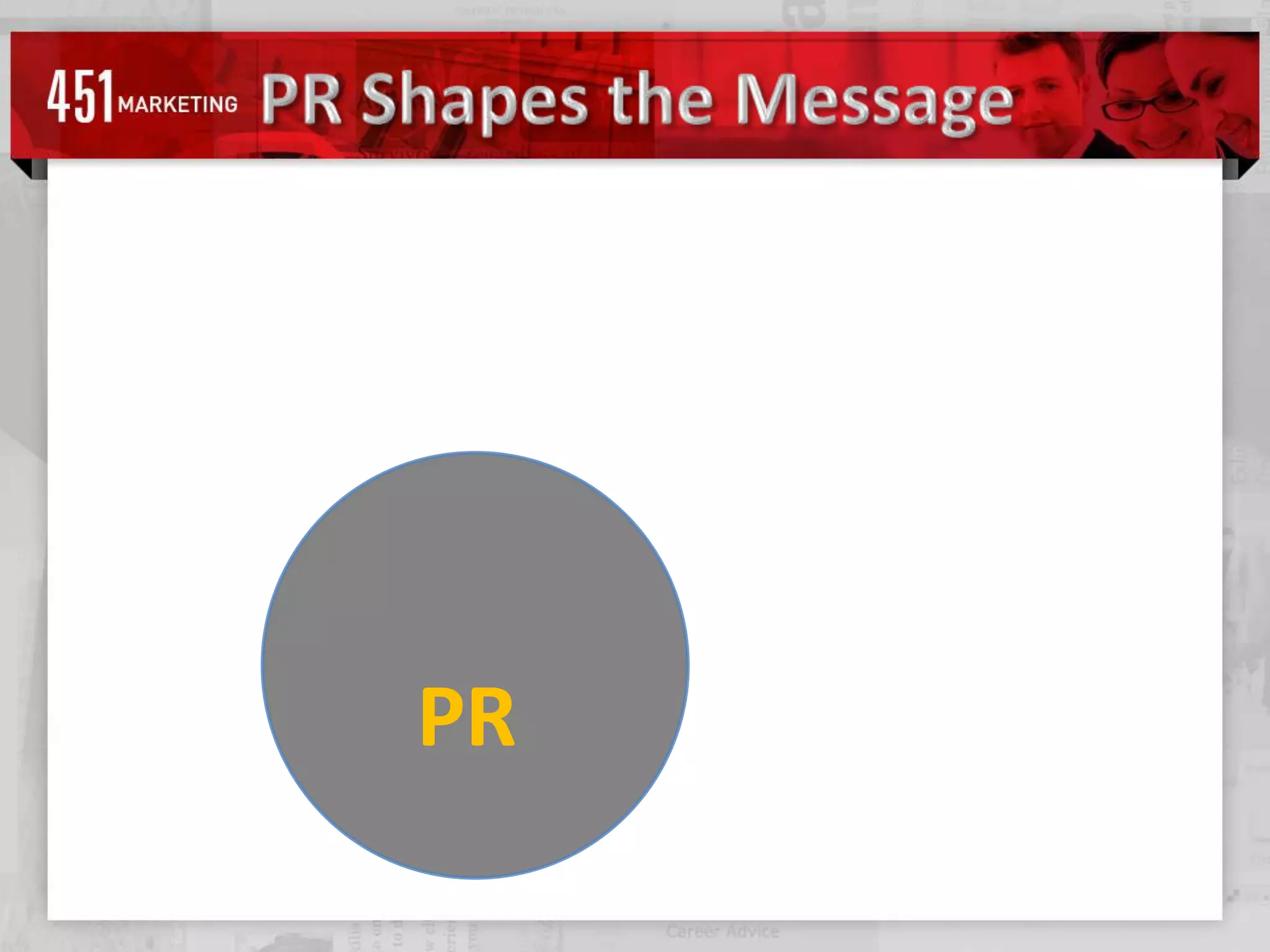 PR Shapes the MessagePR