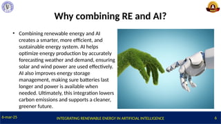 Integrating renewable energy in AI pptx | PPTX